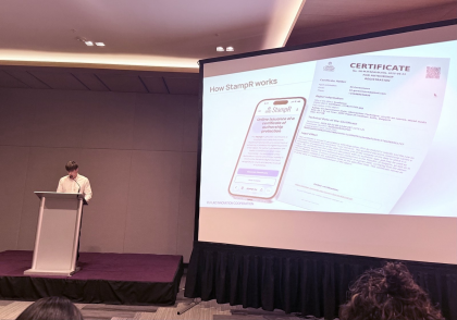 Боян Георгиев, ученик от 10. клас в ТУЕС към ТУ–София, беше част от международната програма EU–LAC Innovation Cooperation